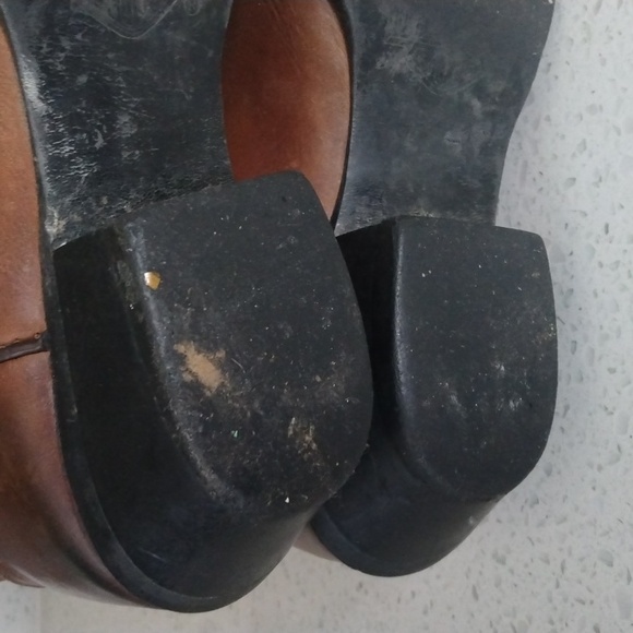 Harley-Davidson Brown Heeled Boots with Western Stitching - Picture 6 of 10